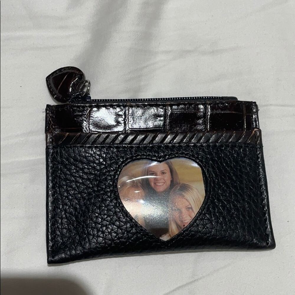 Brighton card holder heart see through front